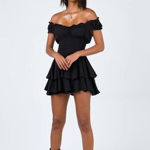 Princess Polly The Love Galore Romper Black